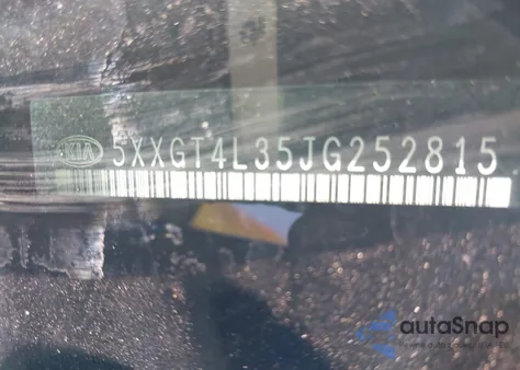 2018 Kia Optima Lx из США, поврежденный, VIN 5XXGT4L35JG252815